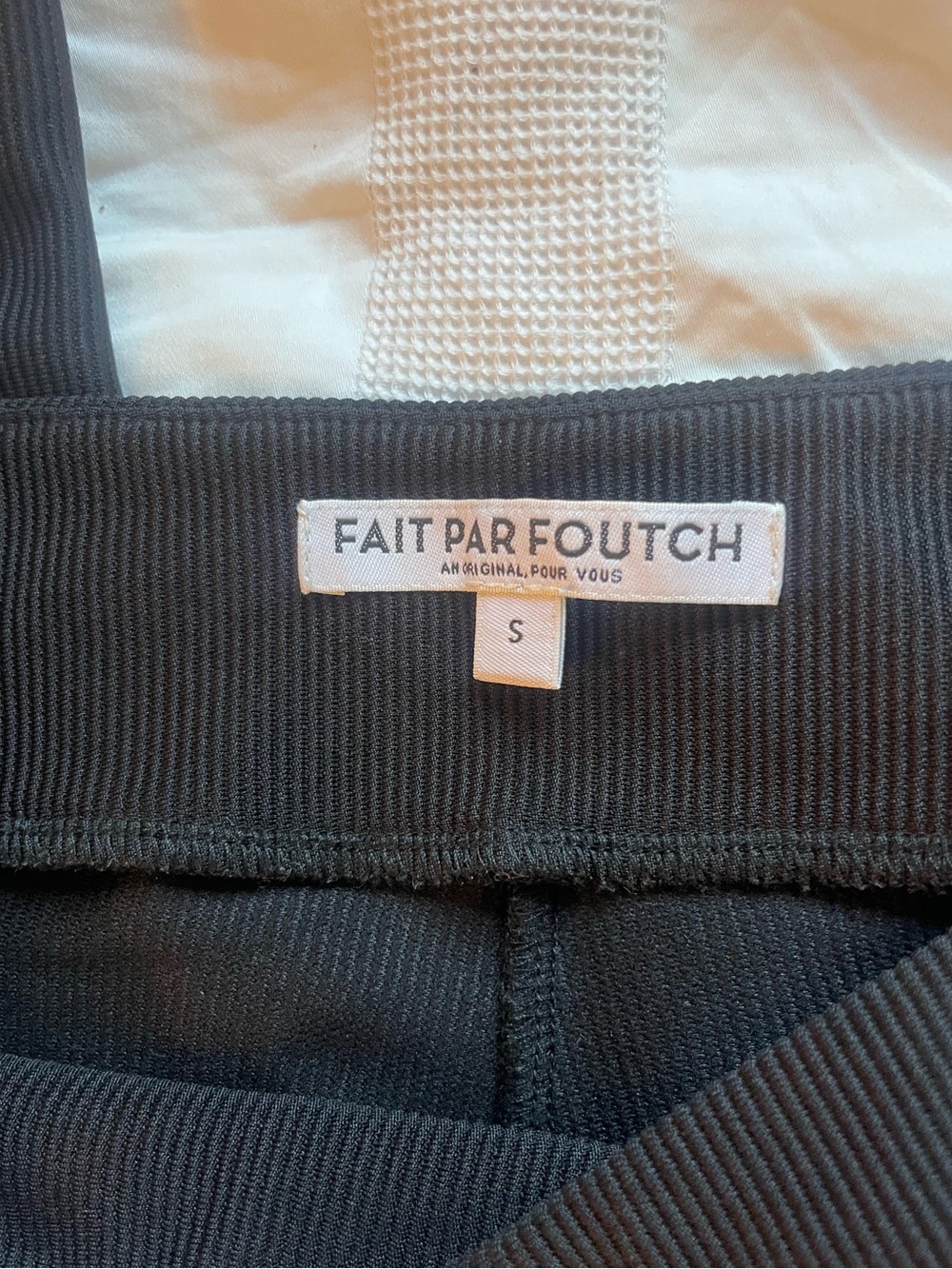 Fait Par Foutch Marie Capri - Noir - Size Small - Picture 6 of 7